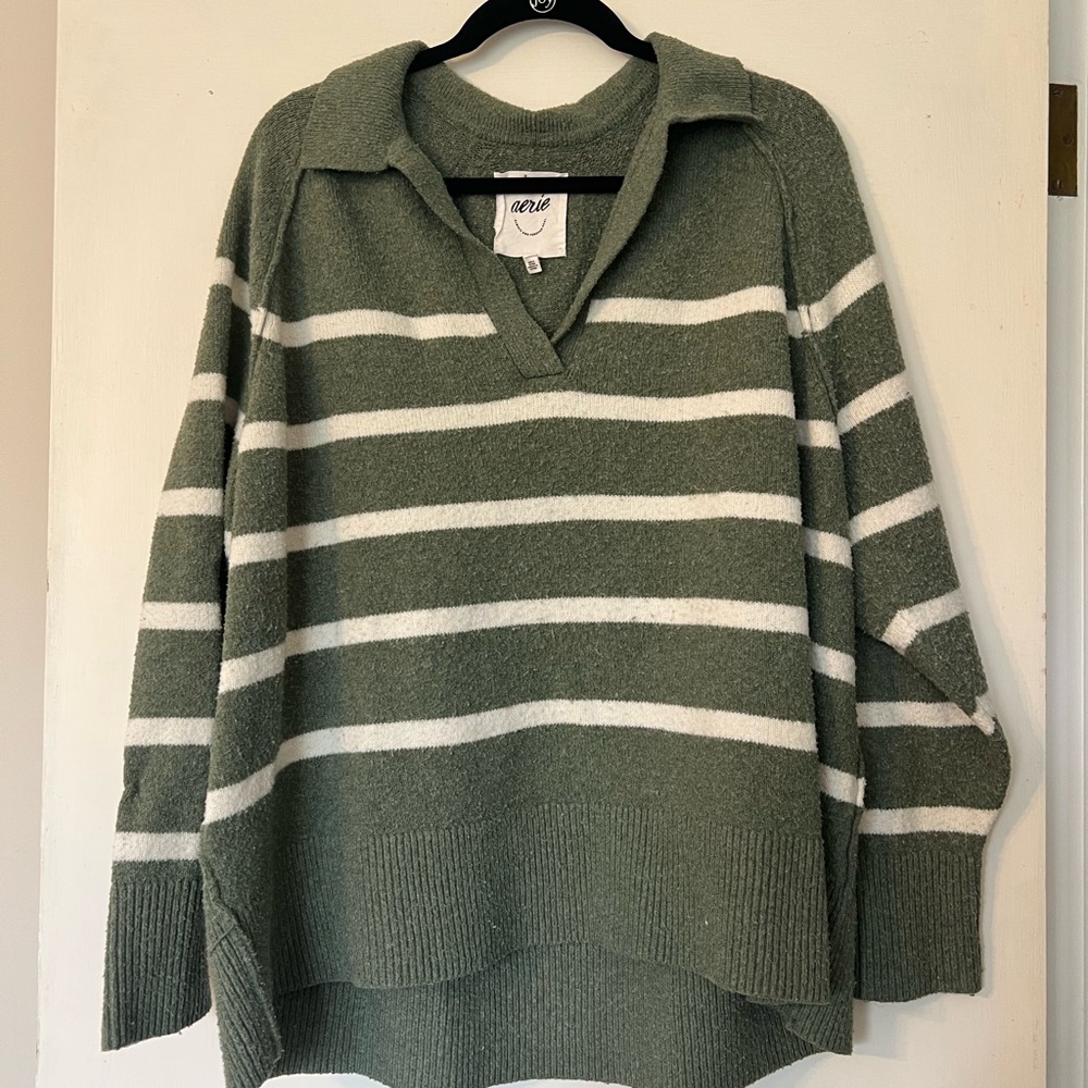Aerie Sage Knit Top